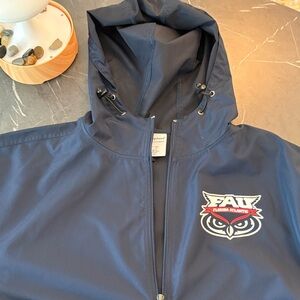 Champion Navy Windbreaker with Logo
